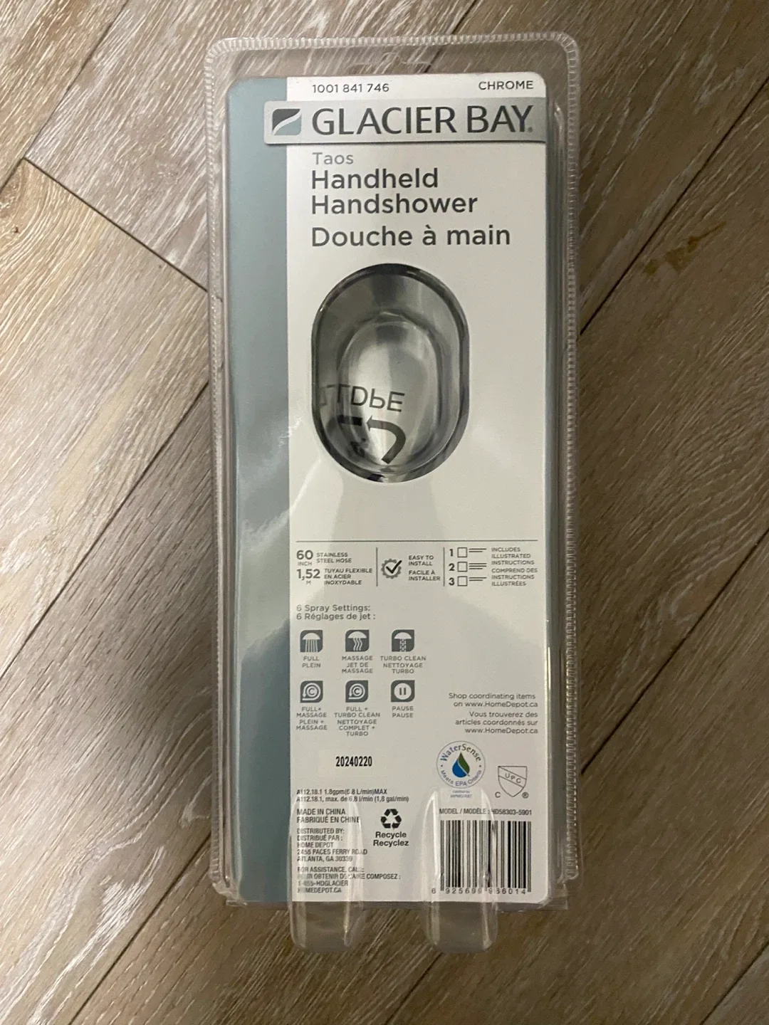 Glacier Bay Taos Handheld Shower Head - photo 3