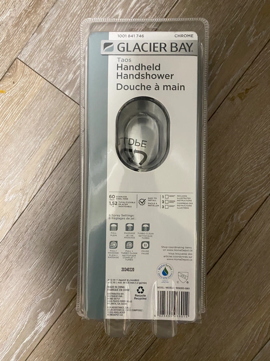 Glacier Bay Taos Handheld Shower Head - photo 4