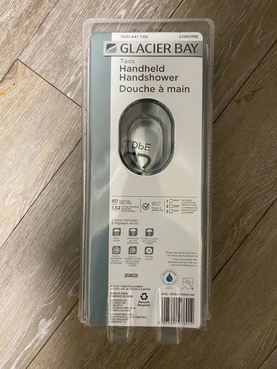 Glacier Bay Taos Handheld Shower Head - photo 4