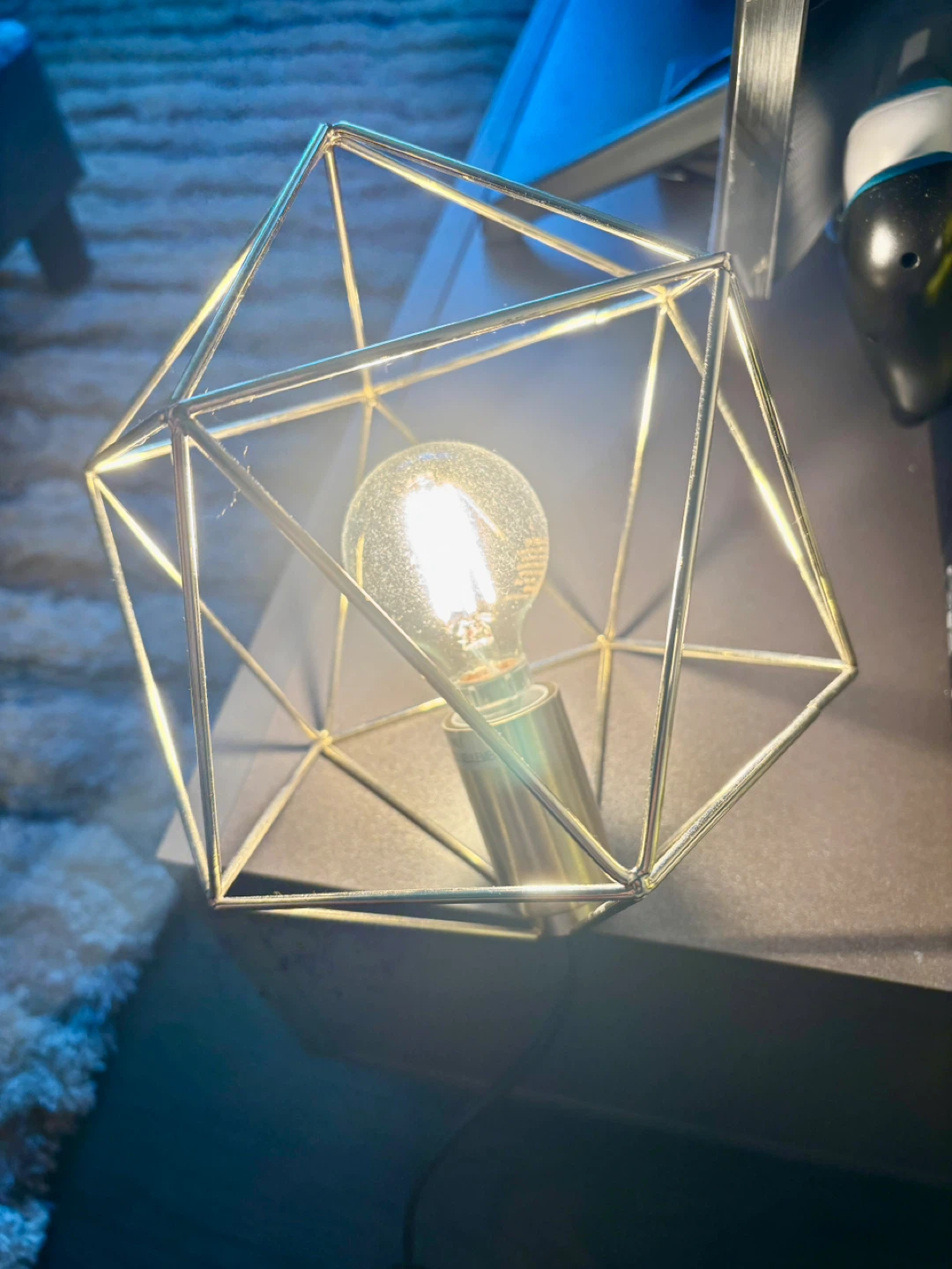 Geometric Wire Lamp - photo 4