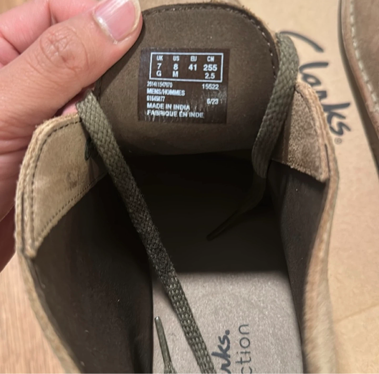 Clarks Men's Chukka Boots Bushacre 2 Taupe Never Worn - photo 4