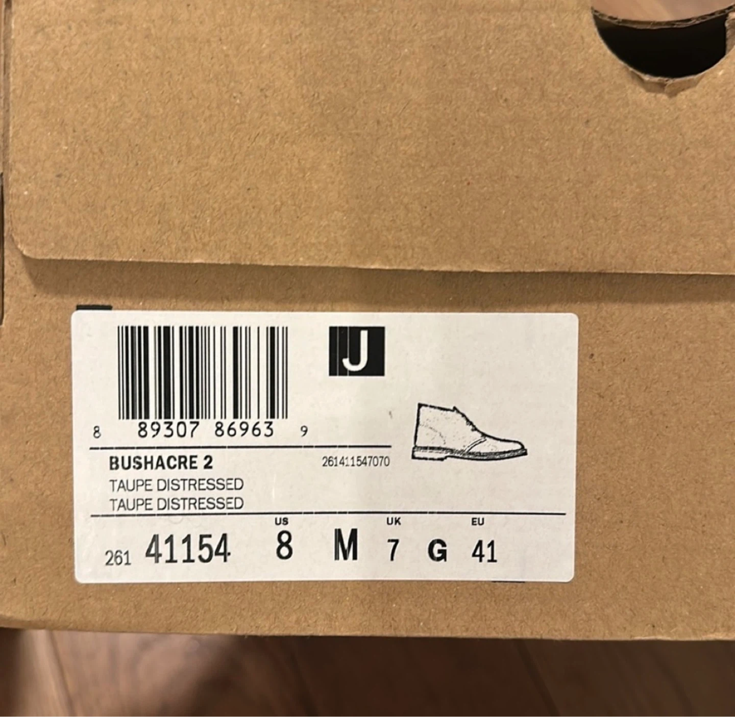 Clarks Men's Chukka Boots Bushacre 2 Taupe Never Worn - photo 5