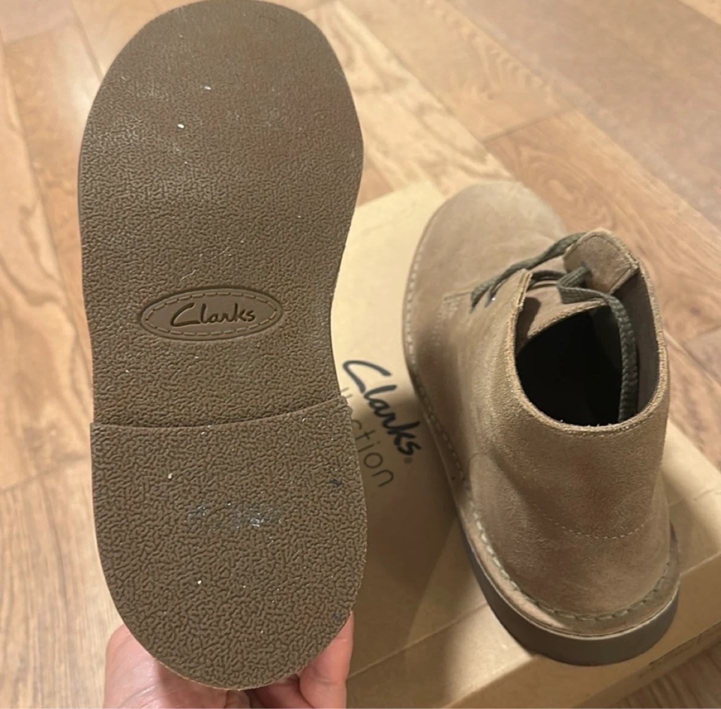 Clarks Men's Chukka Boots Bushacre 2 Taupe Never Worn - photo 3