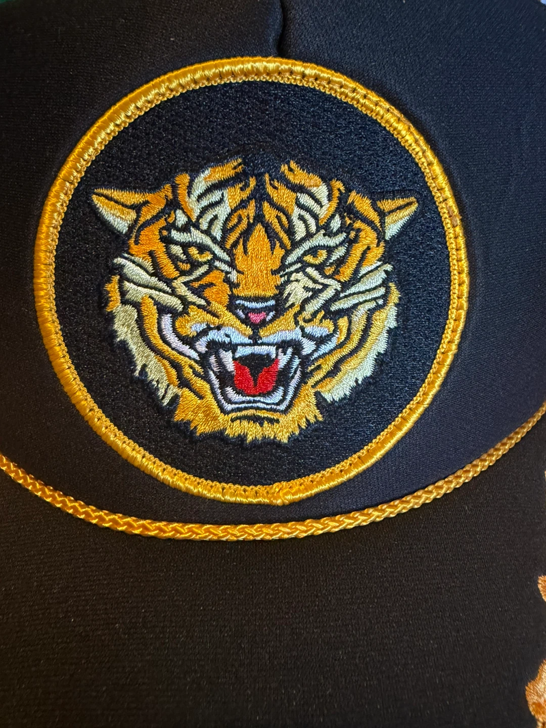 SOLD OUT Aviator Nation Black Tiger Trucker Hat - photo 4