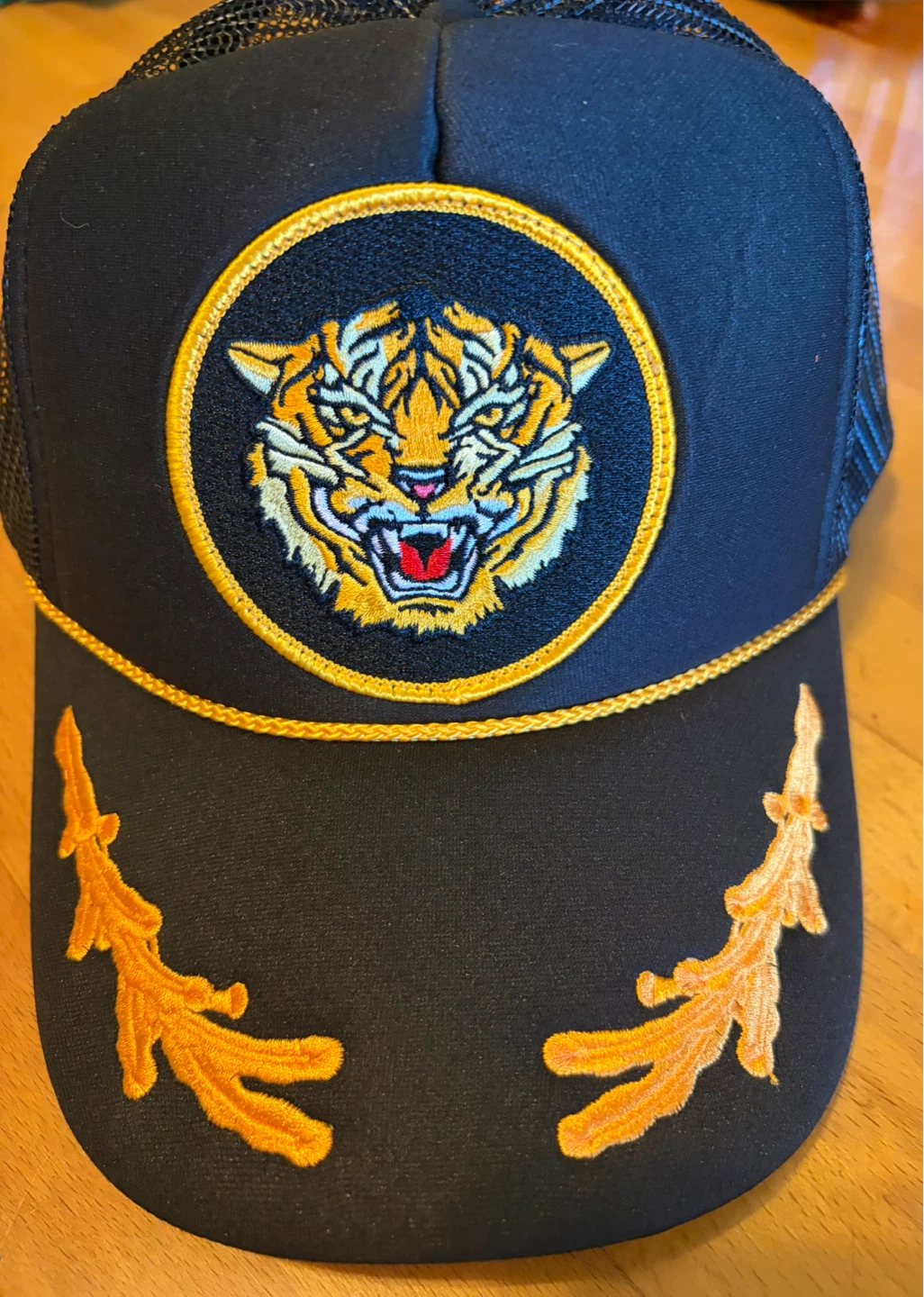SOLD OUT Aviator Nation Black Tiger Trucker Hat - photo 2