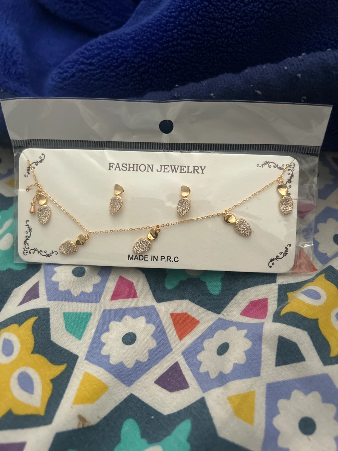 Fashion Jewelry Necklace and Earring Set