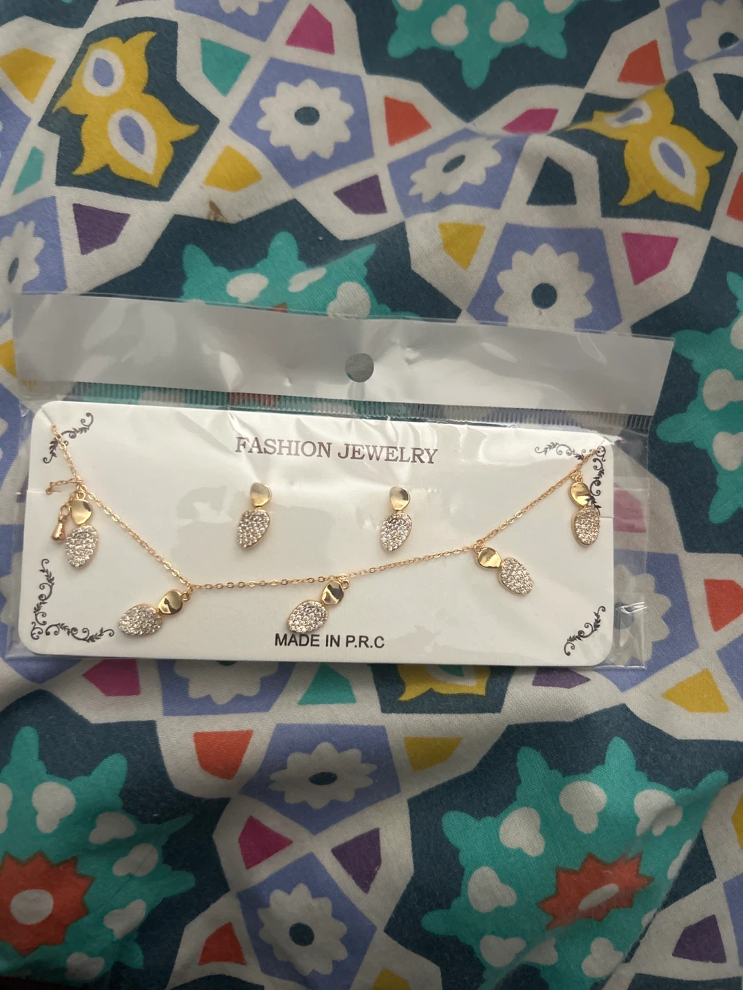 Fashion Jewelry Necklace and Earring Set - photo 2