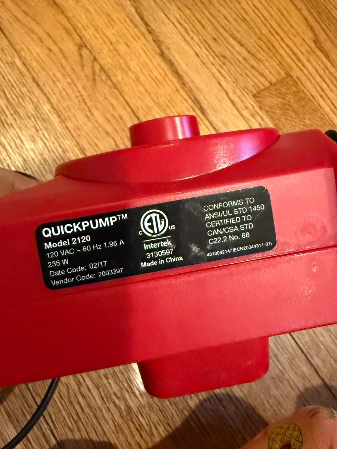 Coleman Fast Inflator Electric Air Pump ⚽ - photo 3