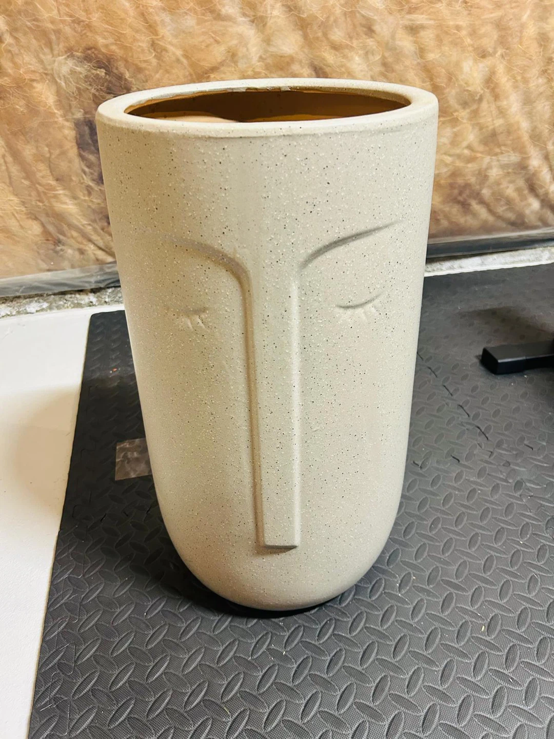 Modern Abstract Face Planter / Decorative Indoor Plant Pot