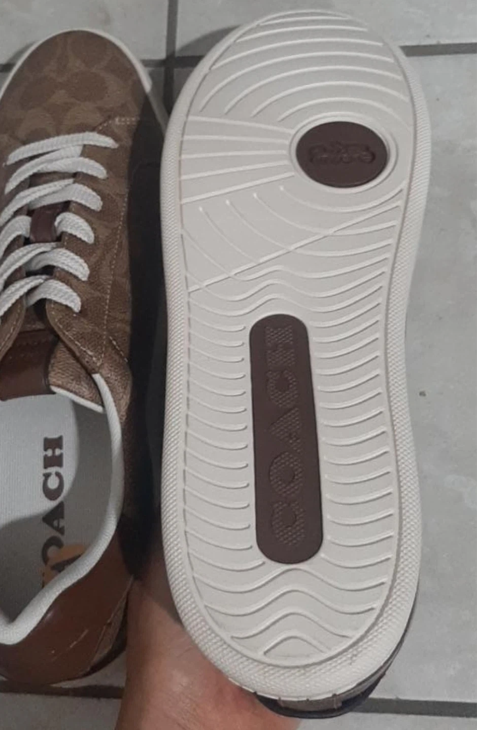 ⚽ New Coach Signature Print Sneakers women - photo 2