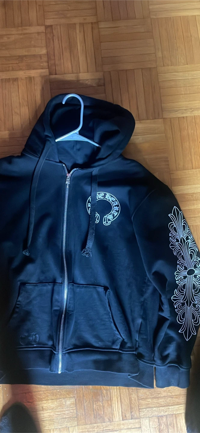 chrome heart hoodie - photo 4