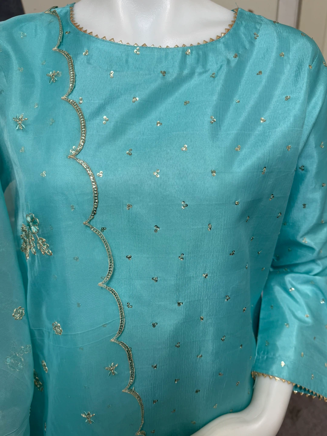 Brand new Pakistani palazo party wear dress - photo 3