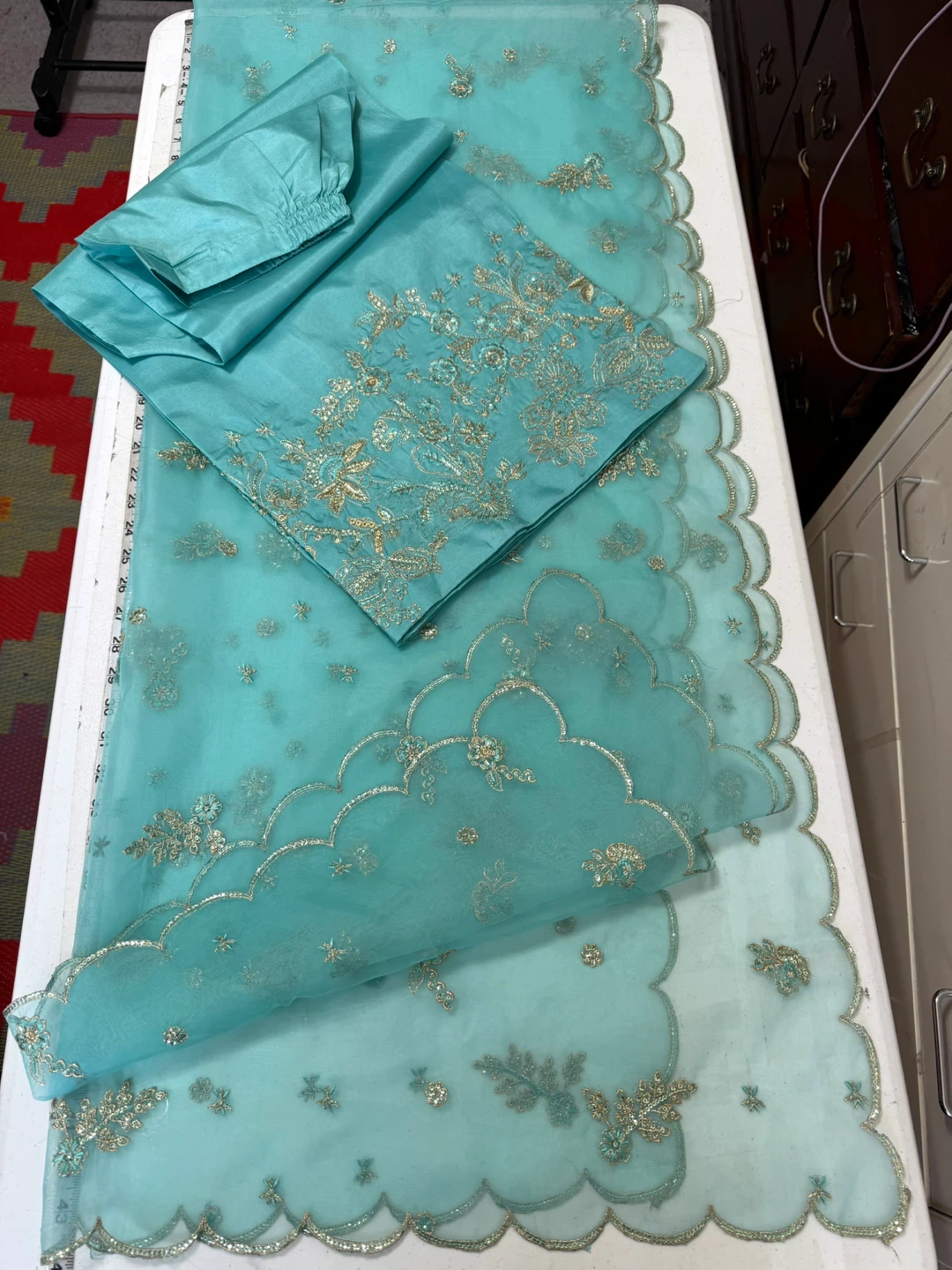 Brand new Pakistani palazo party wear dress - photo 4