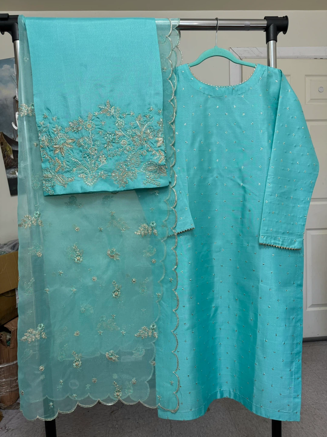 Brand new Pakistani palazo party wear dress - photo 2