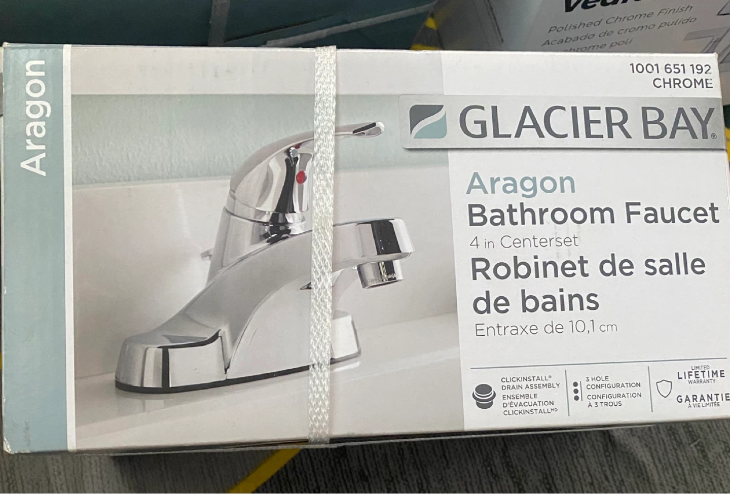 BRAND NEW Glacier Bay Aragon Bathroom Faucet - Chrome - photo 2
