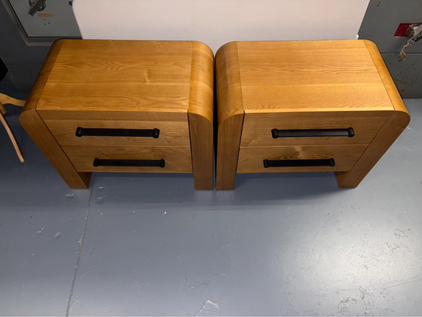 Wooden Nightstand with 2 Drawers - photo 5