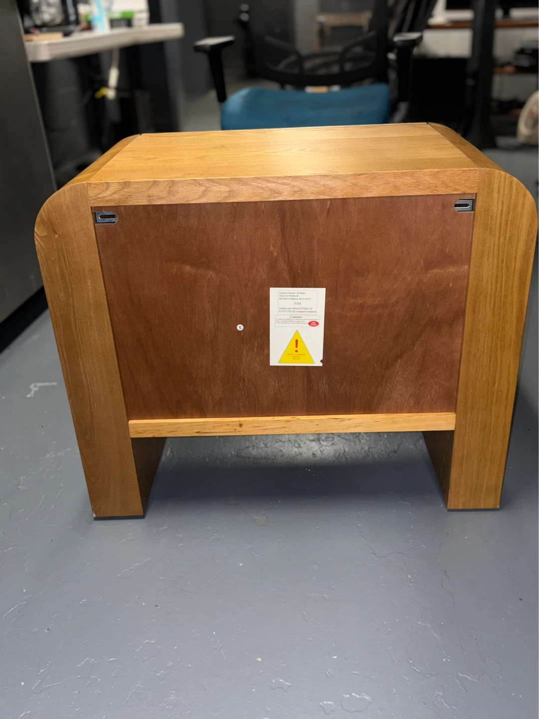 Wooden Nightstand with 2 Drawers - photo 4