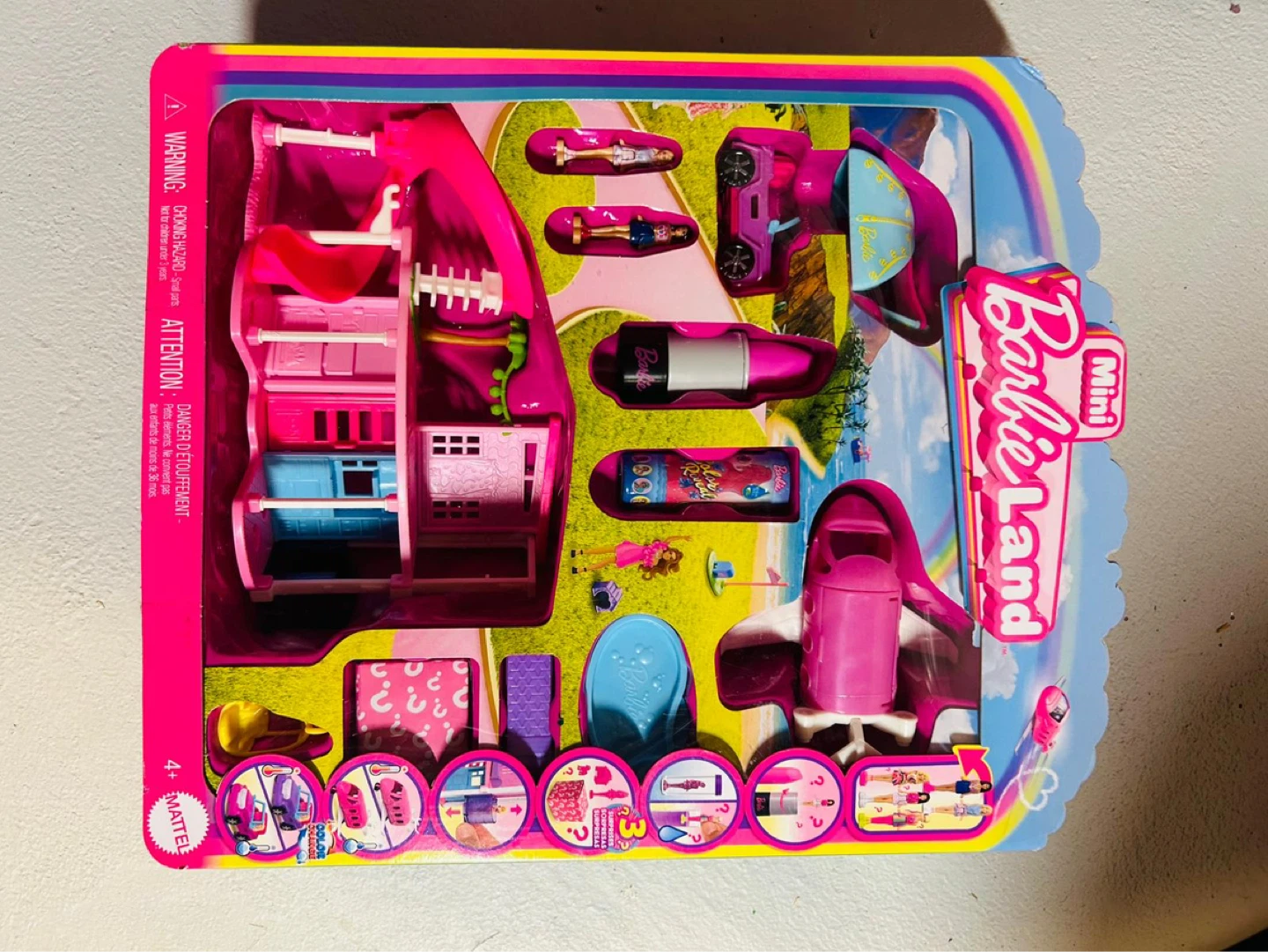 NEW Sealed Mattel Mini BarbieLand Playset