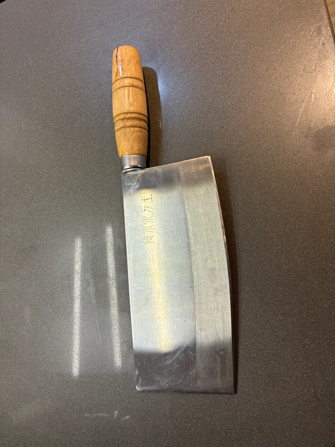 Stainless Steel Chef's Knife with Wooden Handle - photo 2