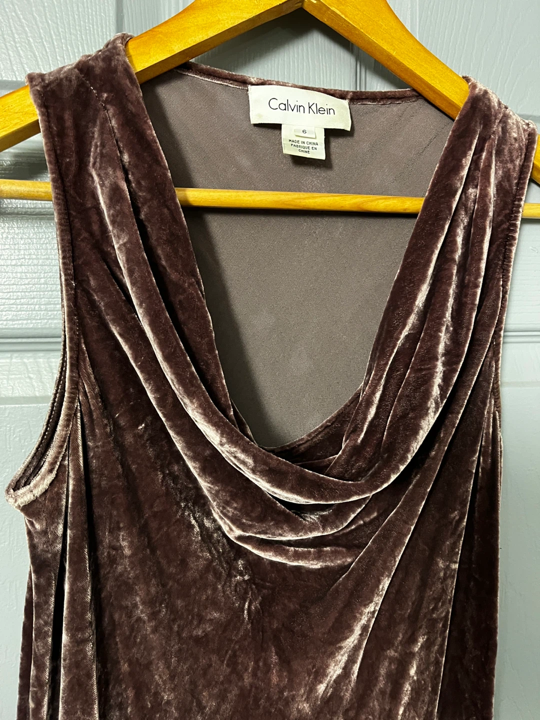 Calvin Klein Velvet Dress - Size 6⚽️ - photo 2