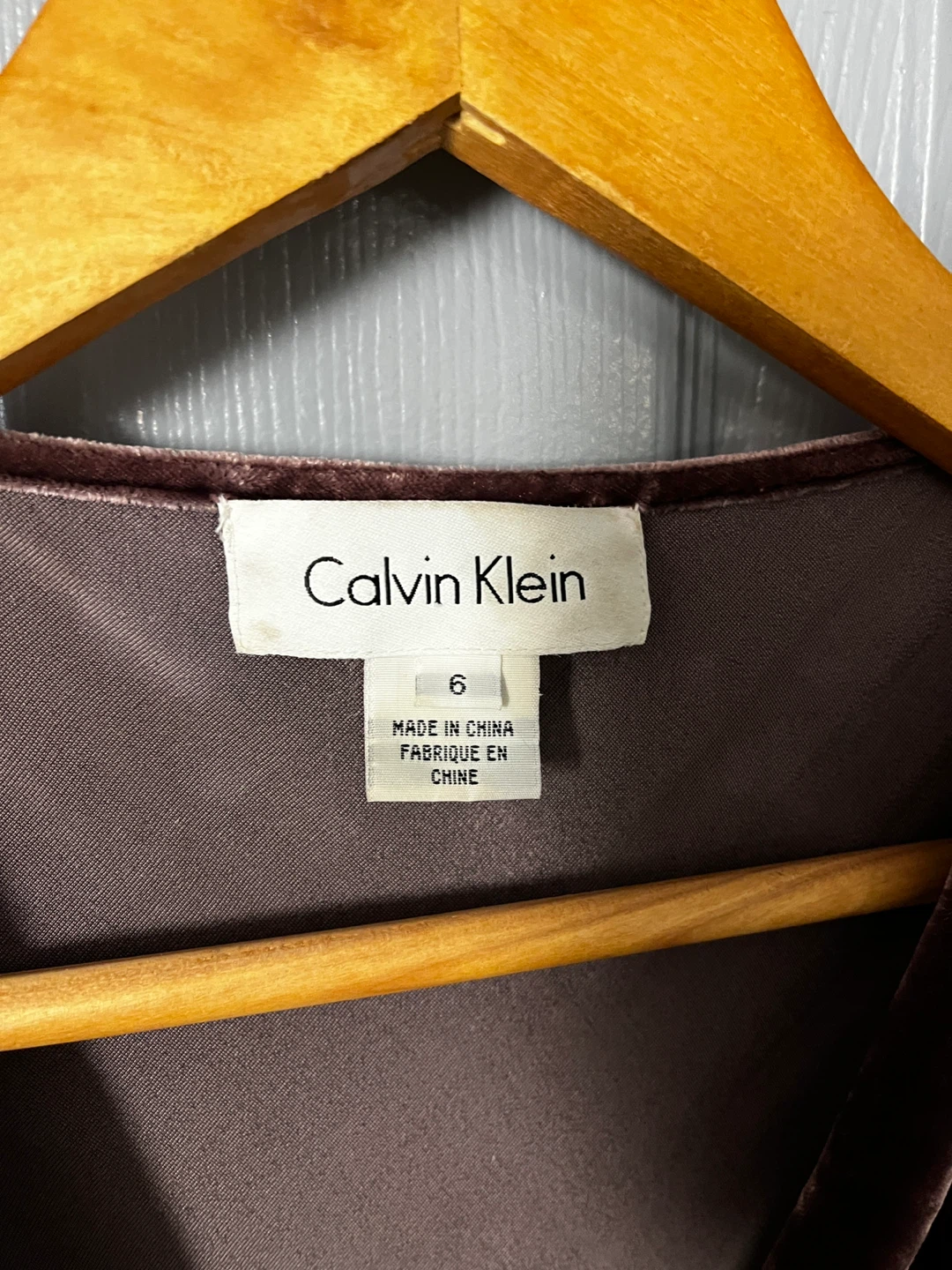 Calvin Klein Velvet Dress - Size 6⚽️ - photo 4