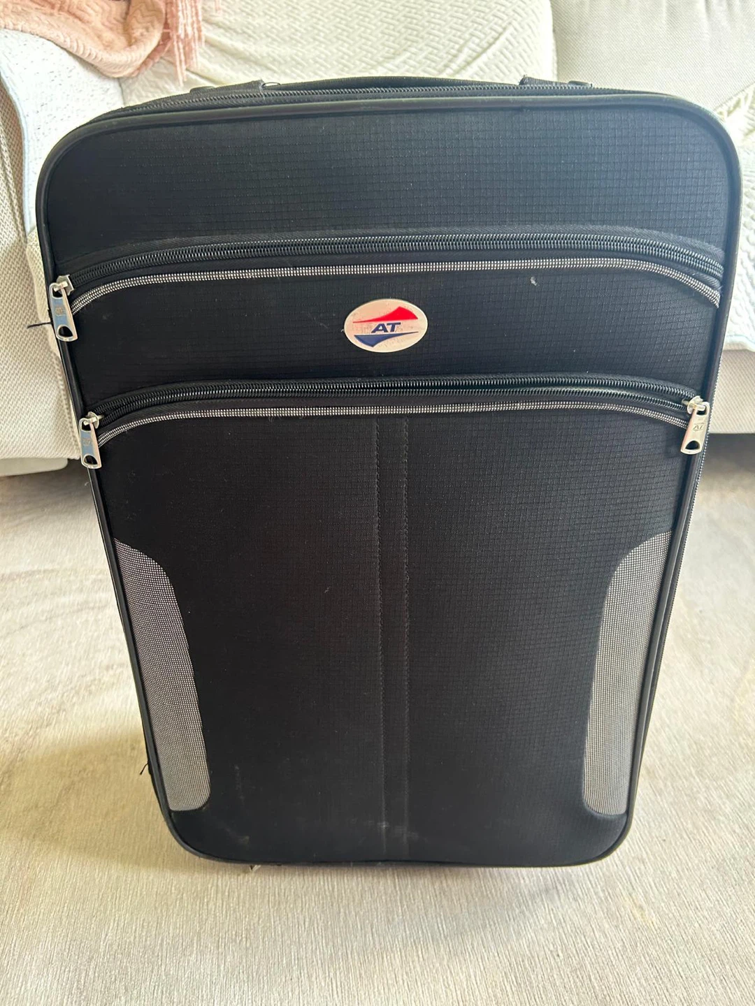 Rolling Carry-On Suitcase – Black Travel Luggage