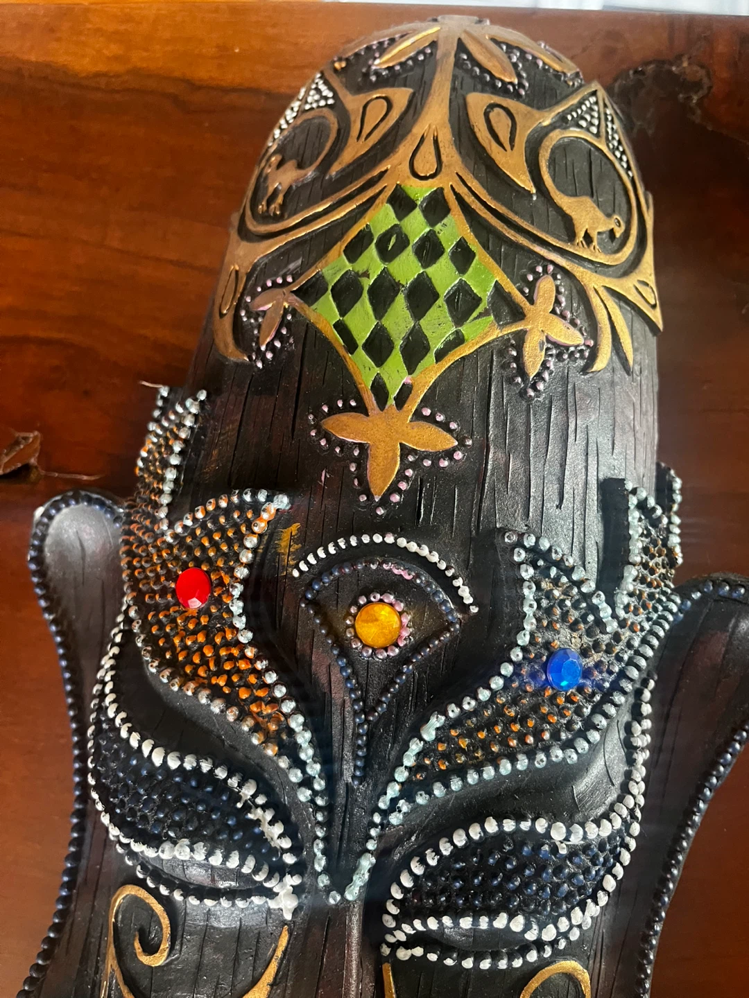 Decorative Tribal Mask Wall Hanging - photo 5