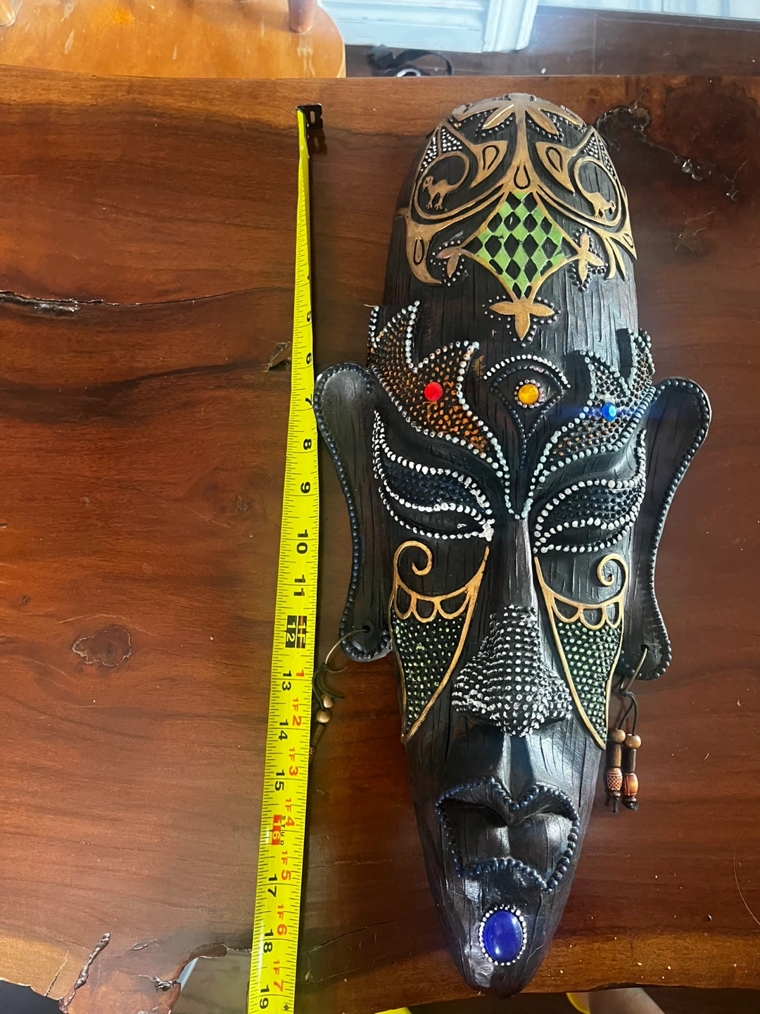 Decorative Tribal Mask Wall Hanging - photo 2