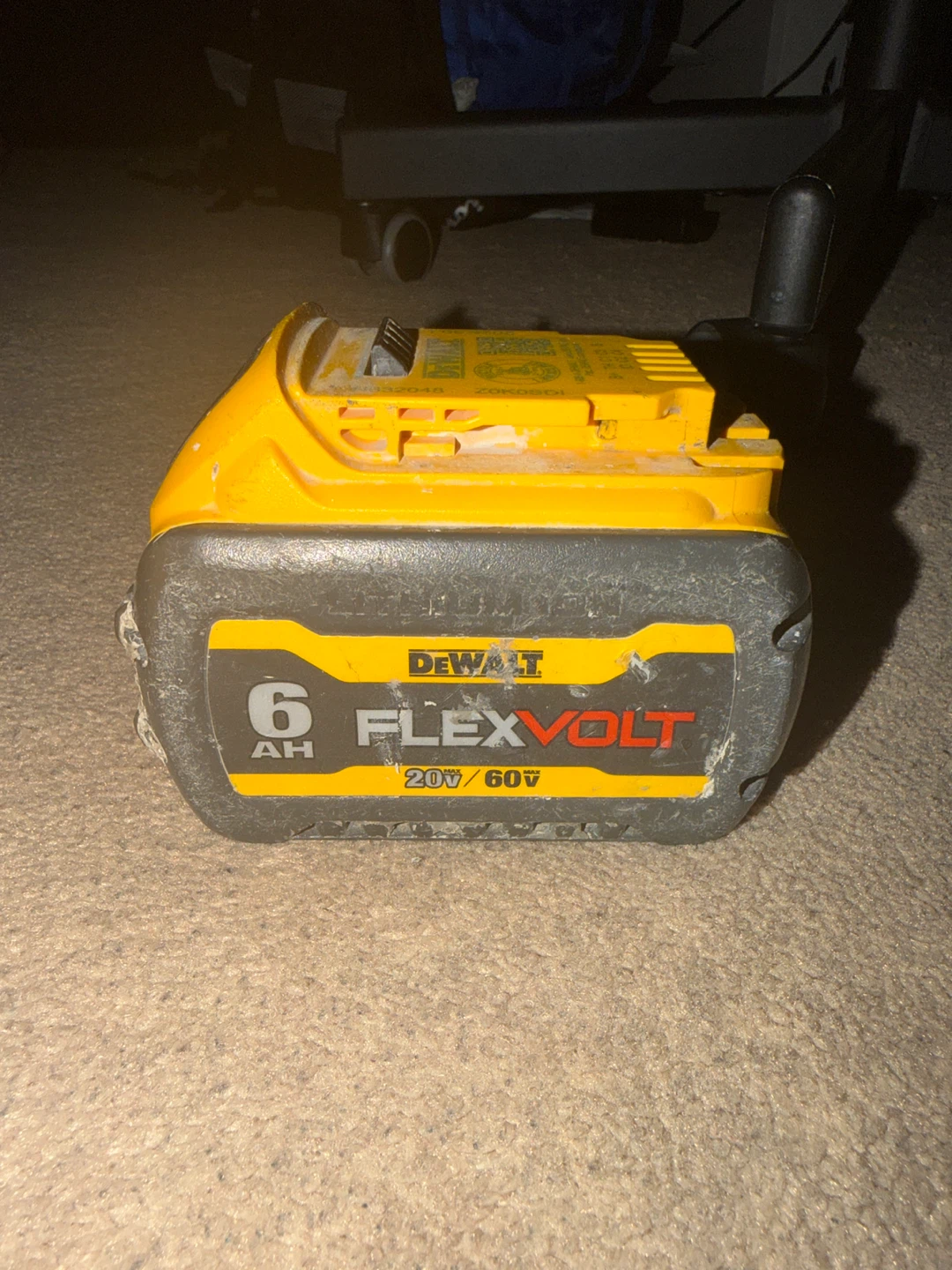 DEWALT FLEXVOLT 20V/60V 6AH BATTERY