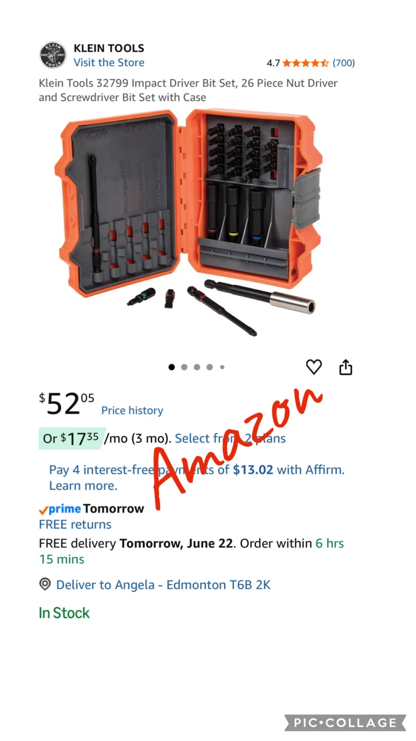 Klein Tools 32799 Pro Impact Power Bit Set, 26 Piece with Case - photo 4