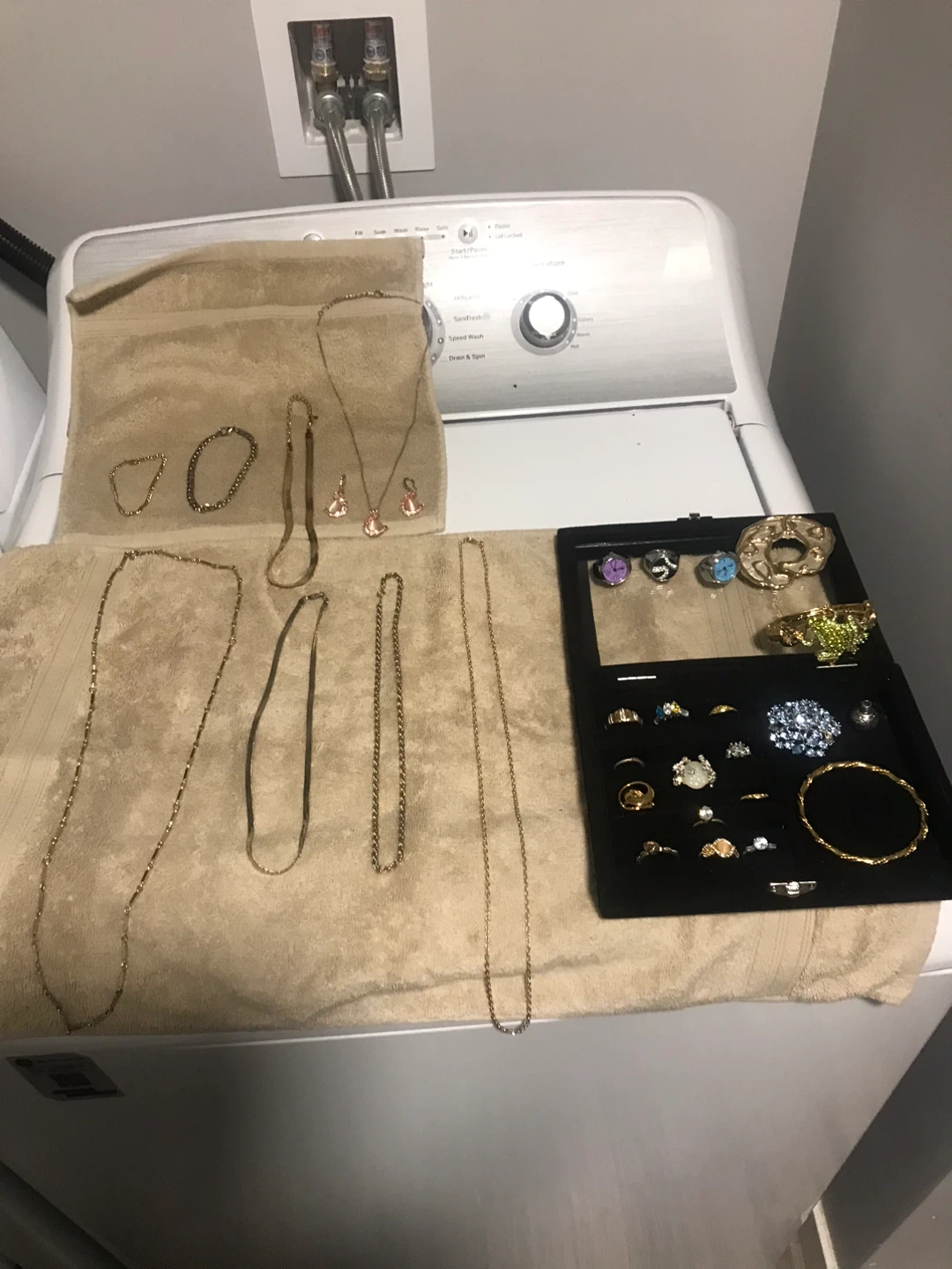 Assorted Gold-Tone Necklaces, Bracelets, and Rings - photo 2