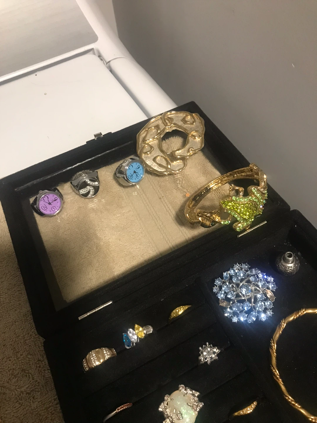 Assorted Gold-Tone Necklaces, Bracelets, and Rings - photo 4