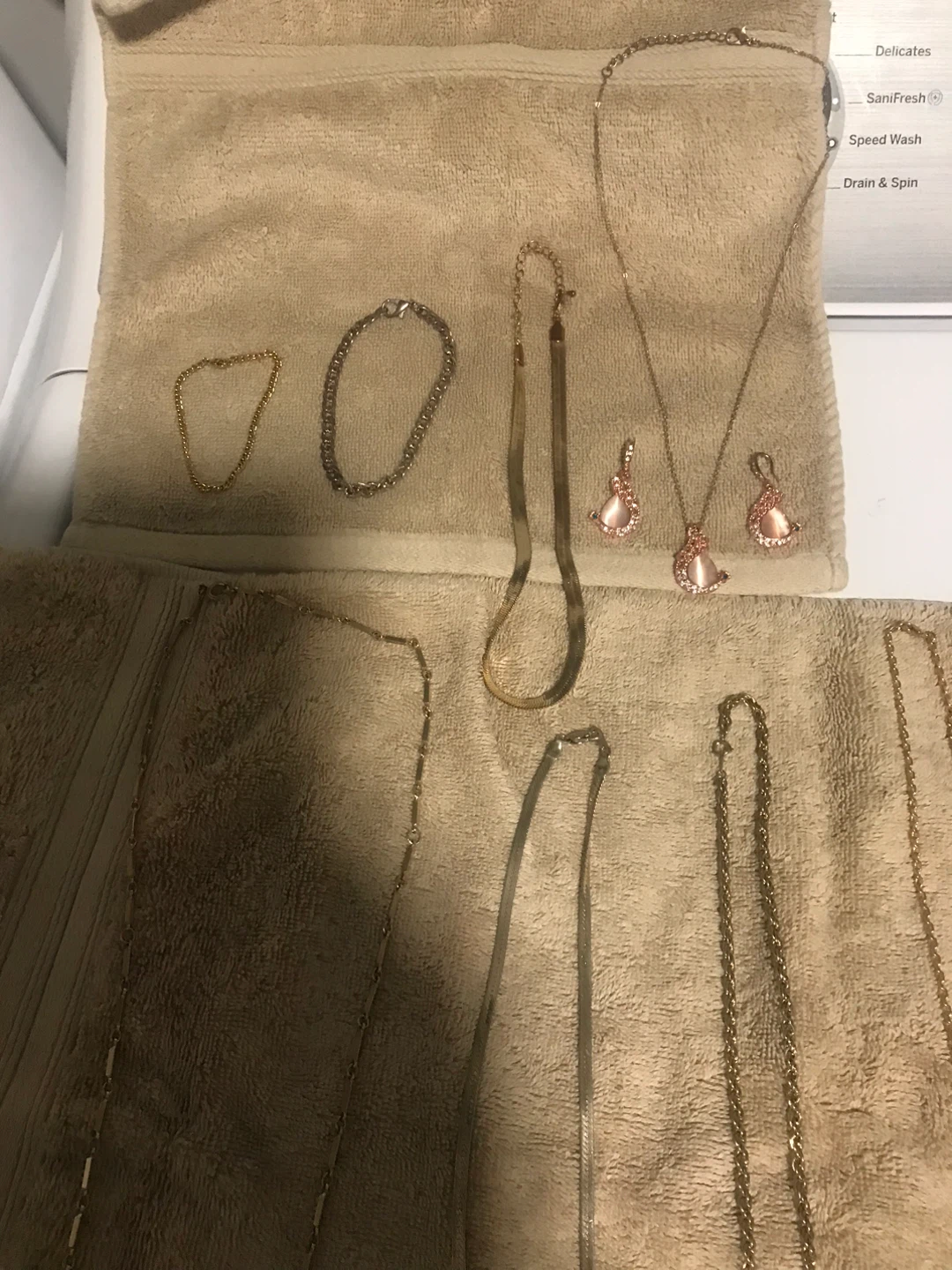 Assorted Gold-Tone Necklaces, Bracelets, and Rings - photo 5