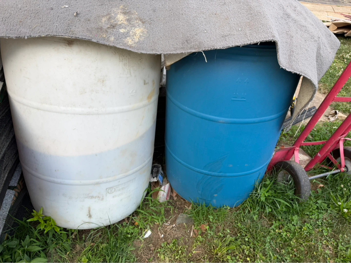 Plastic Barrel diesel oil