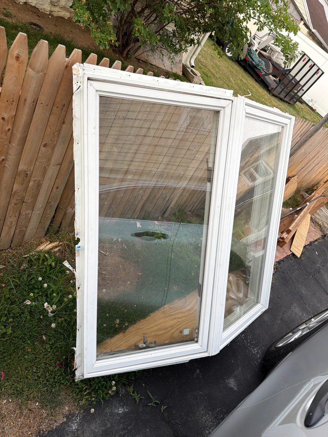 White Vinyl Window Frame - photo 3