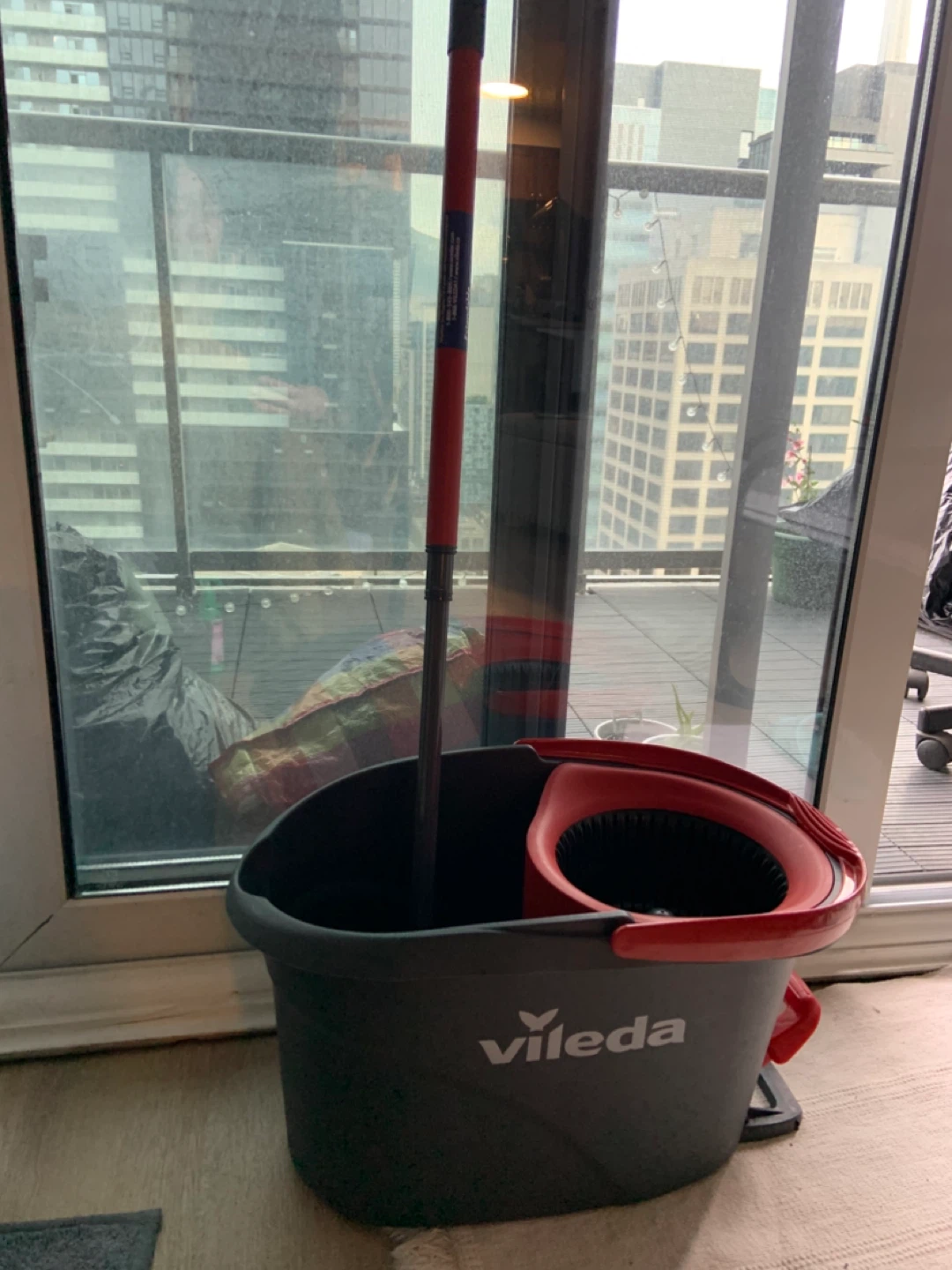 Vileda Spin & Go Mop and Bucket Set