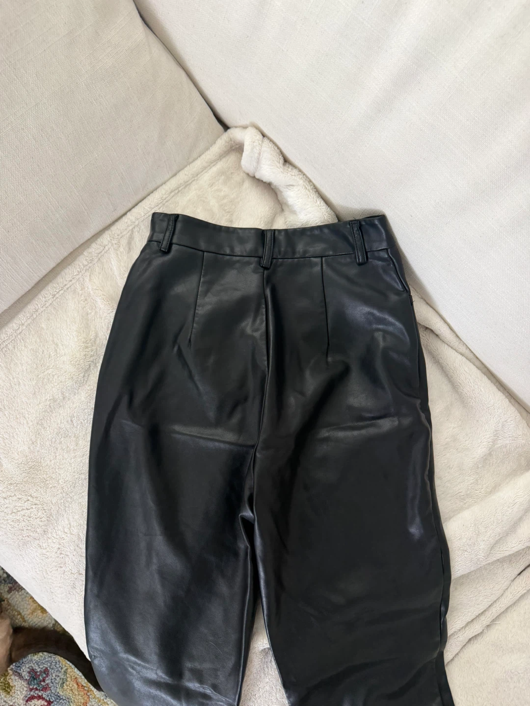 Whitefox Faux Leather Pants - size xs - photo 2