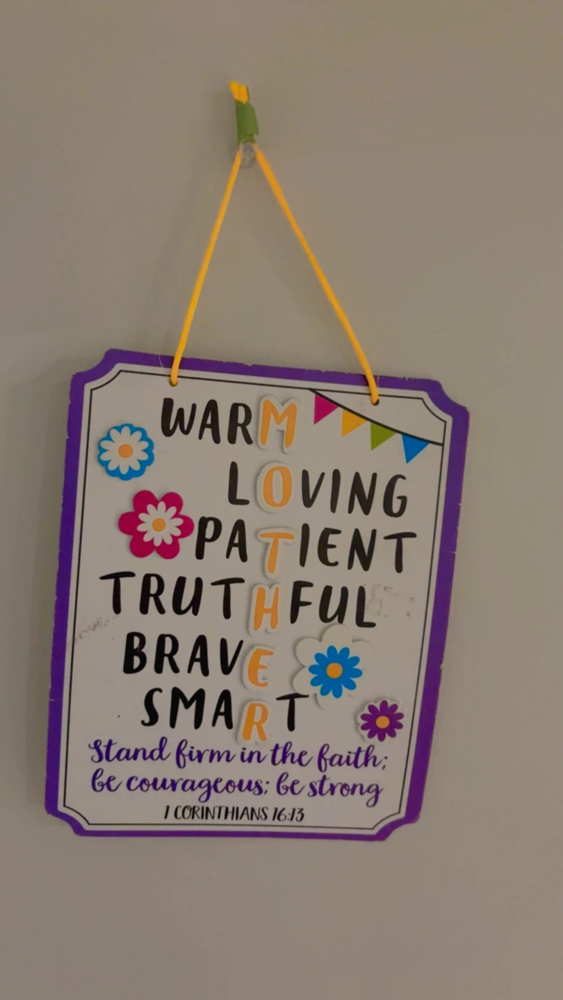 ⚽ Mother (Decorative Wall Plaque)
