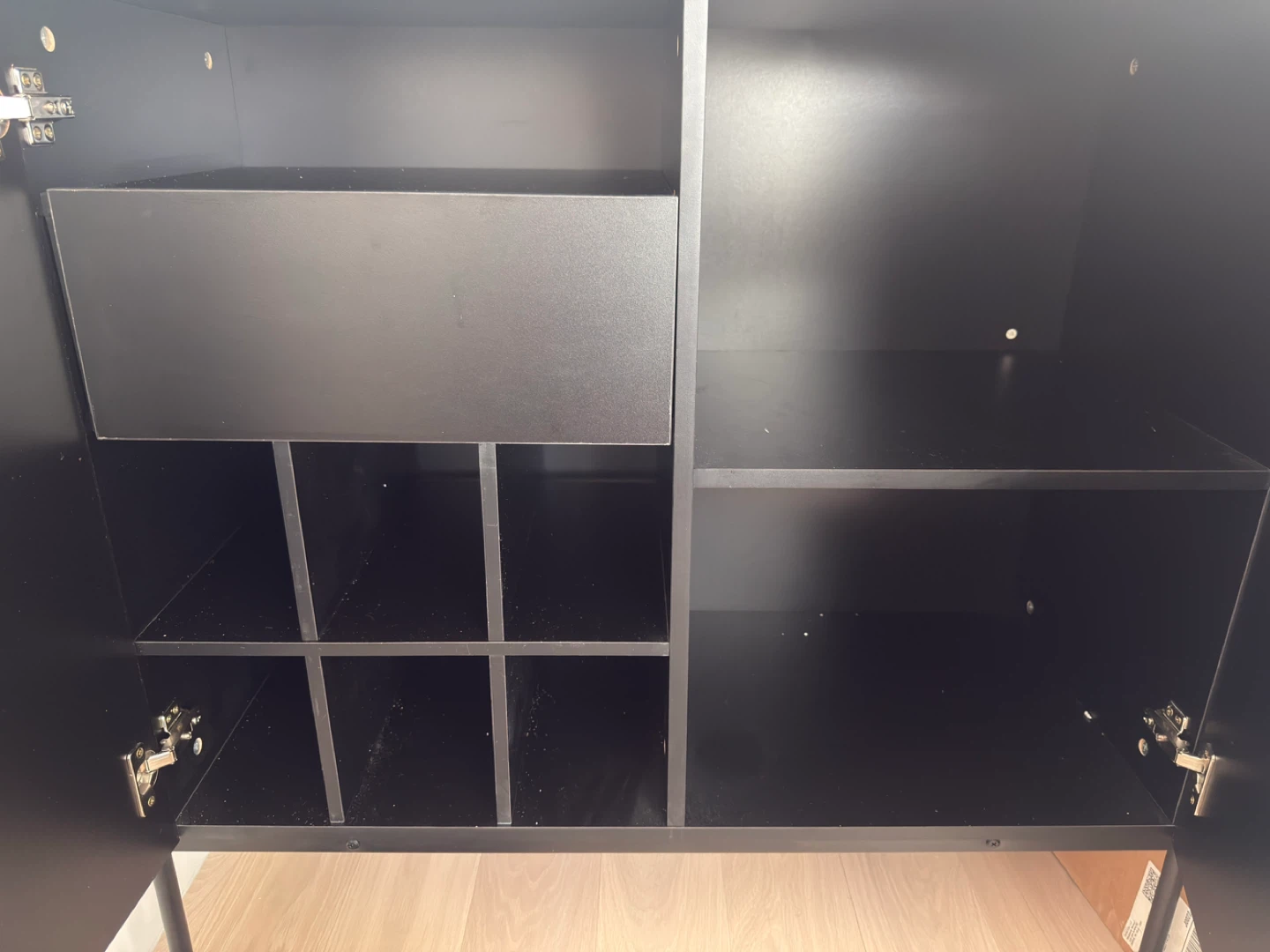 Black Cabinet with Gold Handles - photo 3
