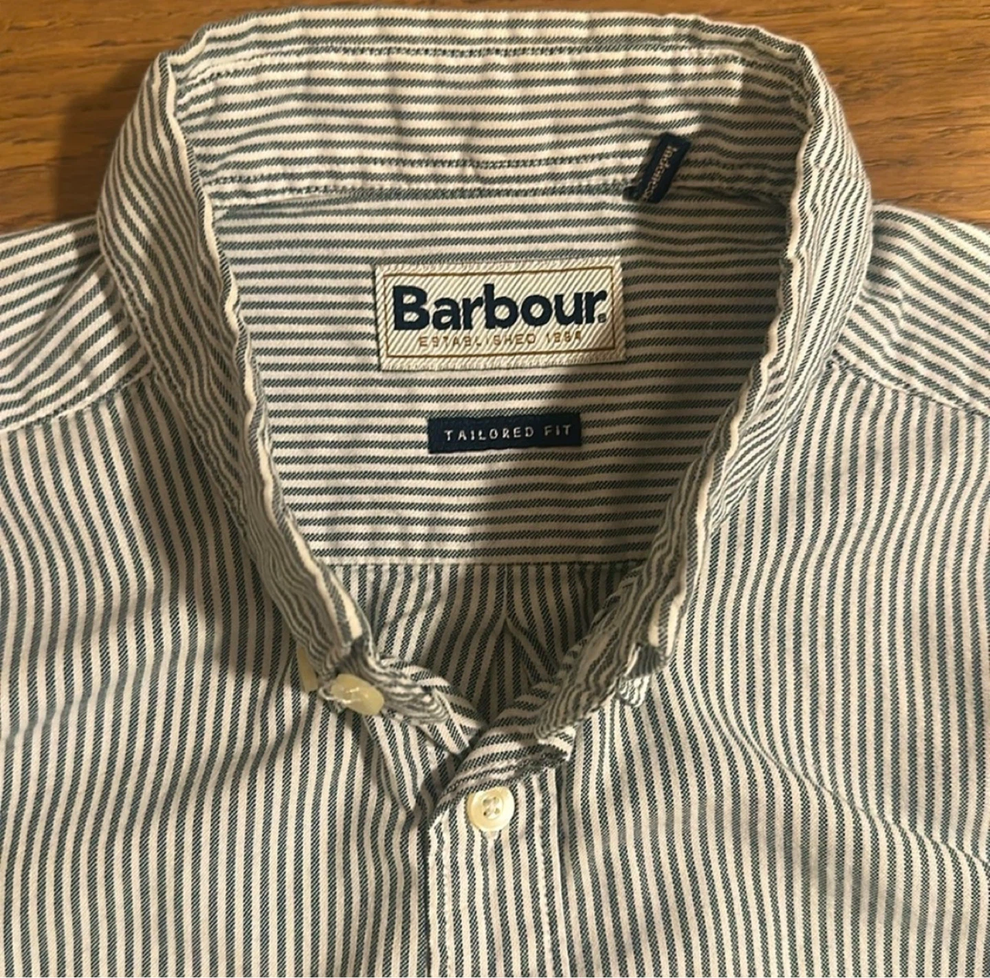 Barbour Striped Button-Down Shirt - photo 4