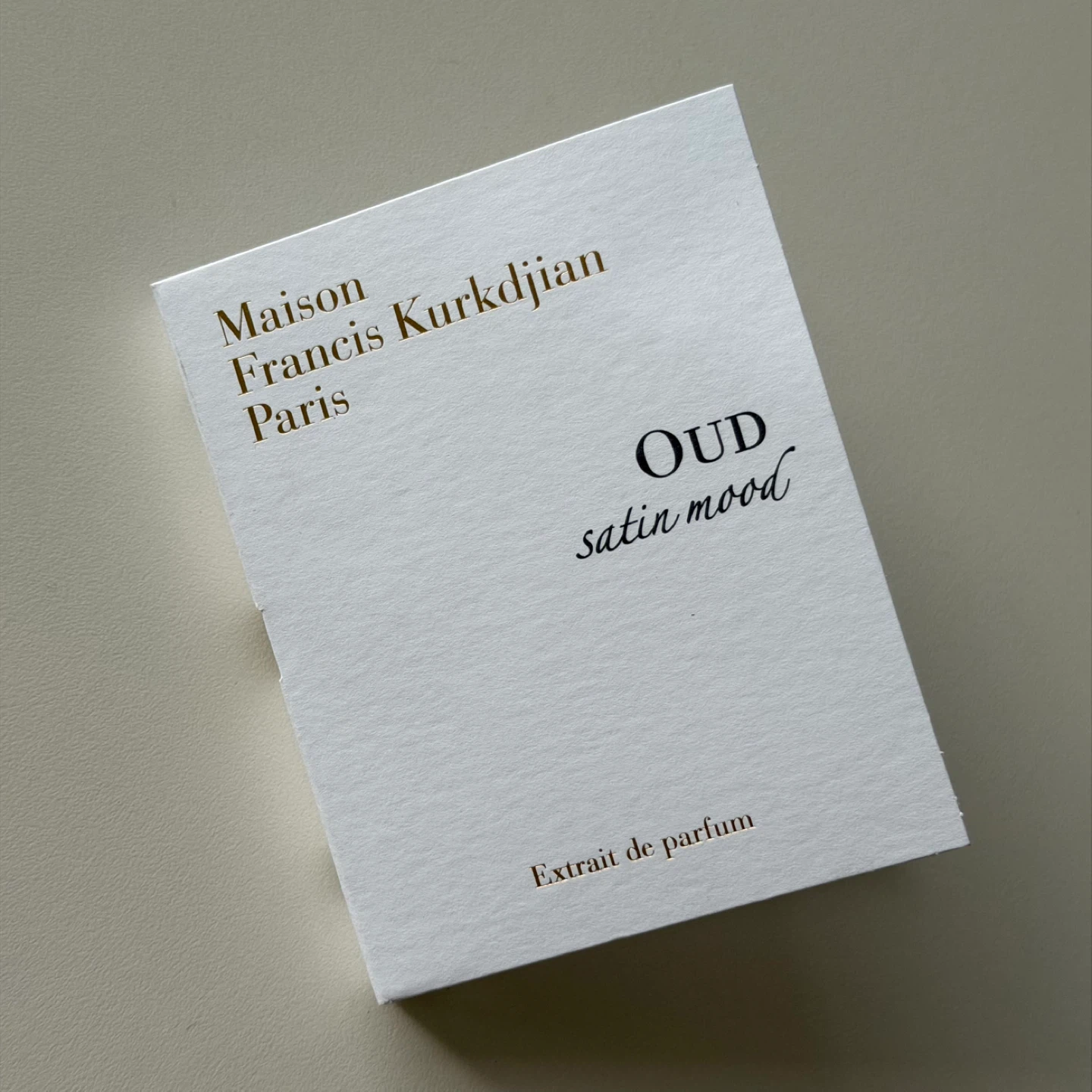Maison Francis Kurkdjian OUD satin mood Extrait de Parfum 2ml ⚽️