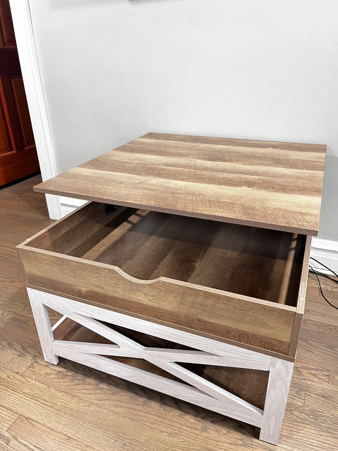 Lift Top Coffee Table with Storage - photo 5