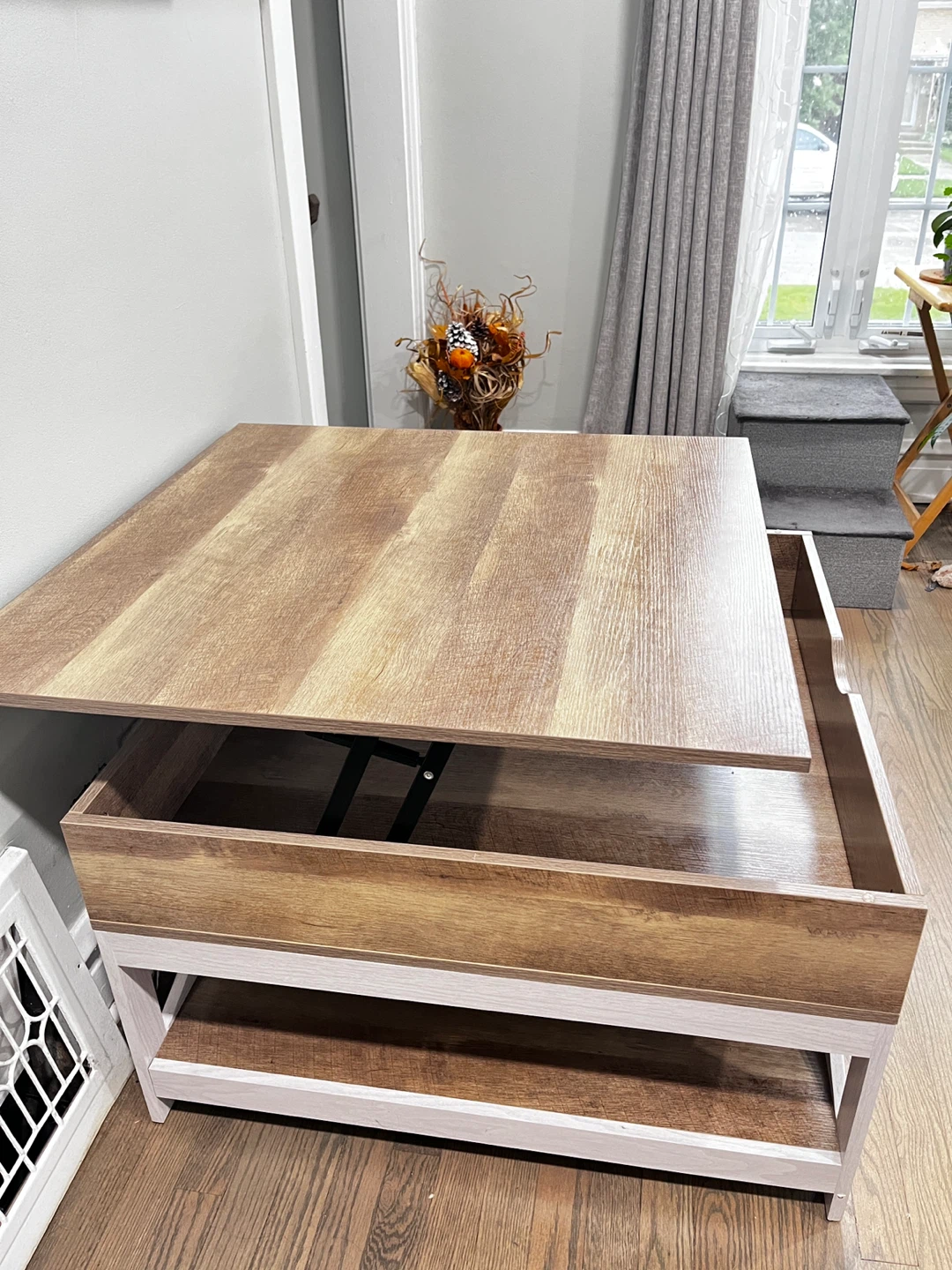 Lift Top Coffee Table with Storage - photo 4