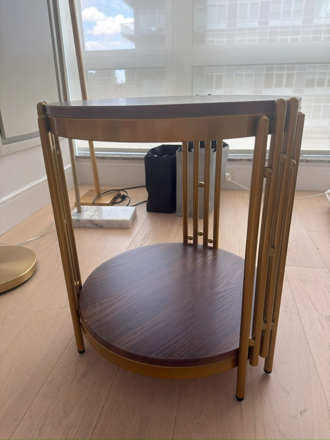 Set of 2 Round Side Tables - photo 4