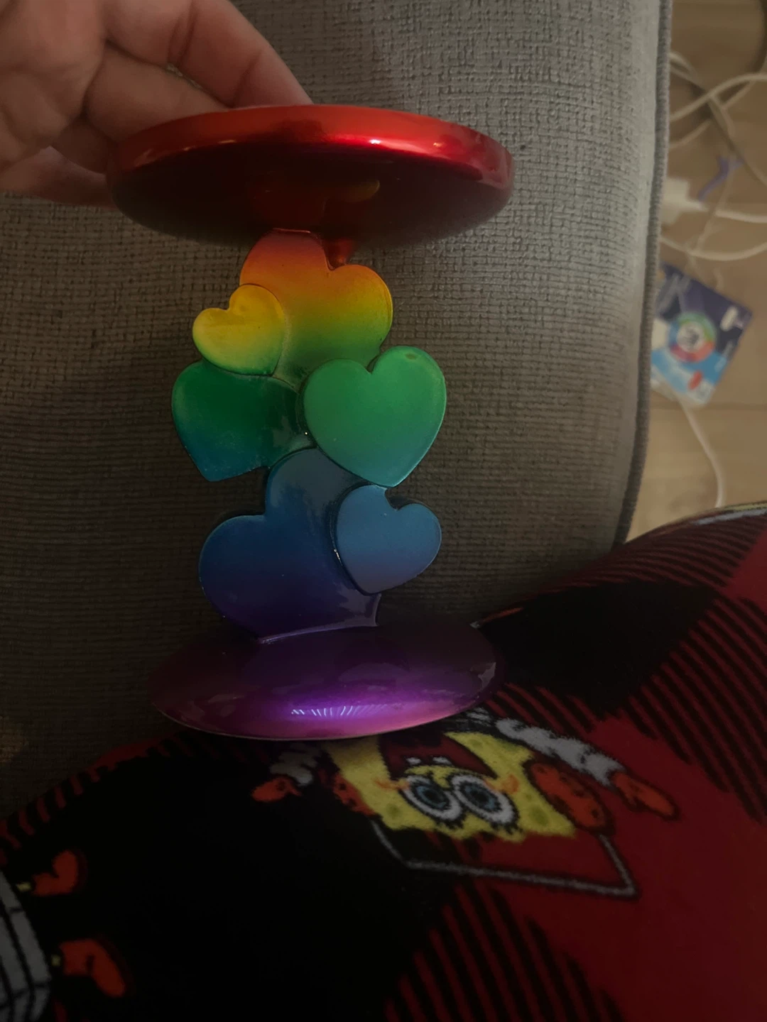 Bath & Body Works Rainbow Heart Candle Holder