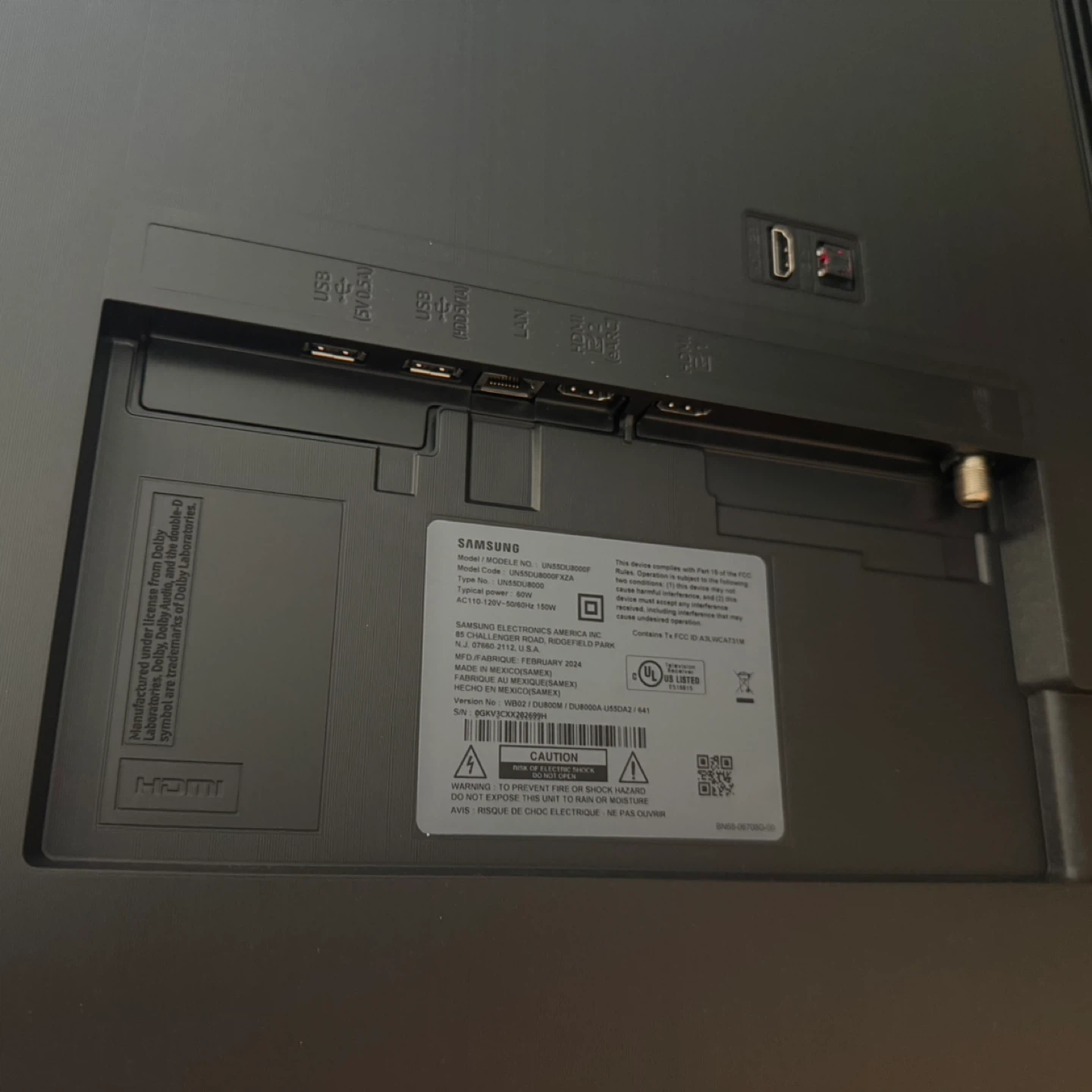 Samsung 55” Crystal UHD 4K Smart TV Like New — $220 Moving Sale - photo 5