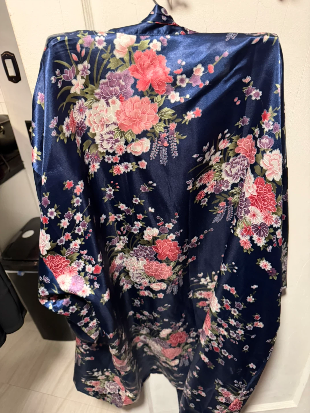 Blue Floral Kimono Robe - photo 3