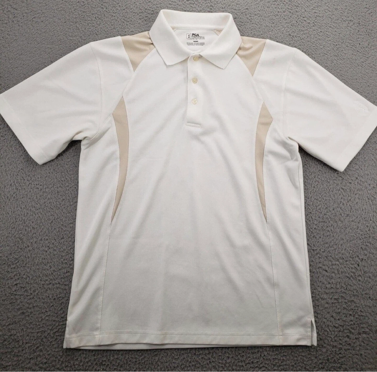 PGA TOUR Men's White Polo Shirt M/M