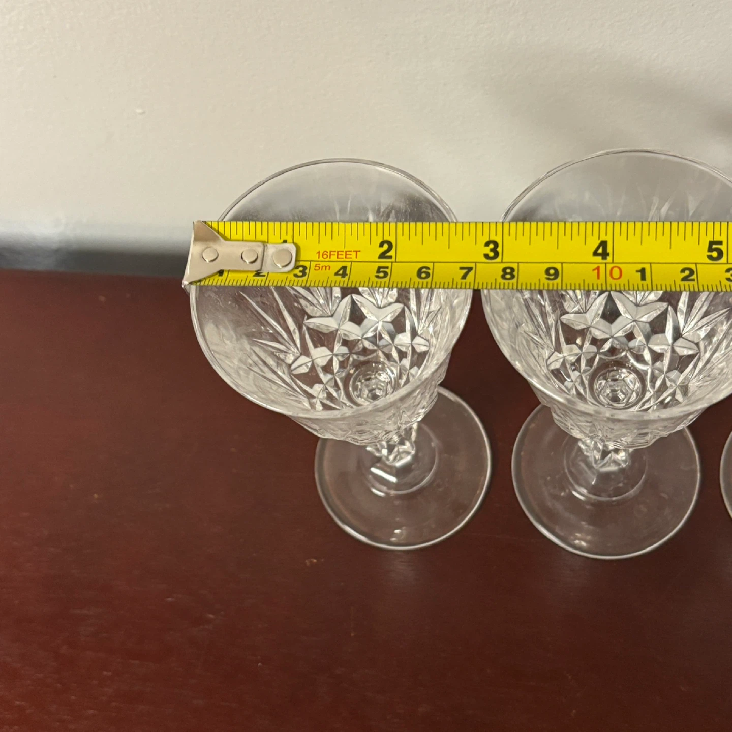 Set of 4 Vintage Crystal Wine / Cordial Port - photo 5