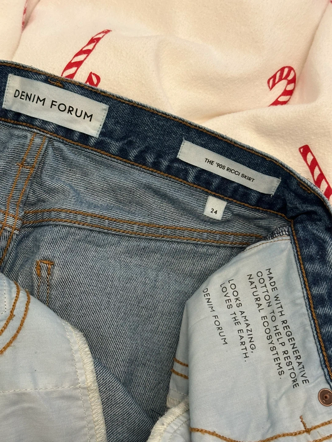 Aritzia denim skirt 24 - photo 4